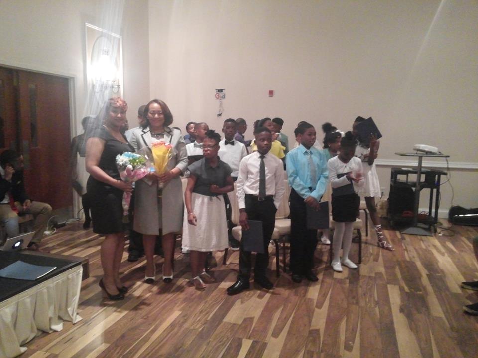 Director Carter with Thomas Jefferson students