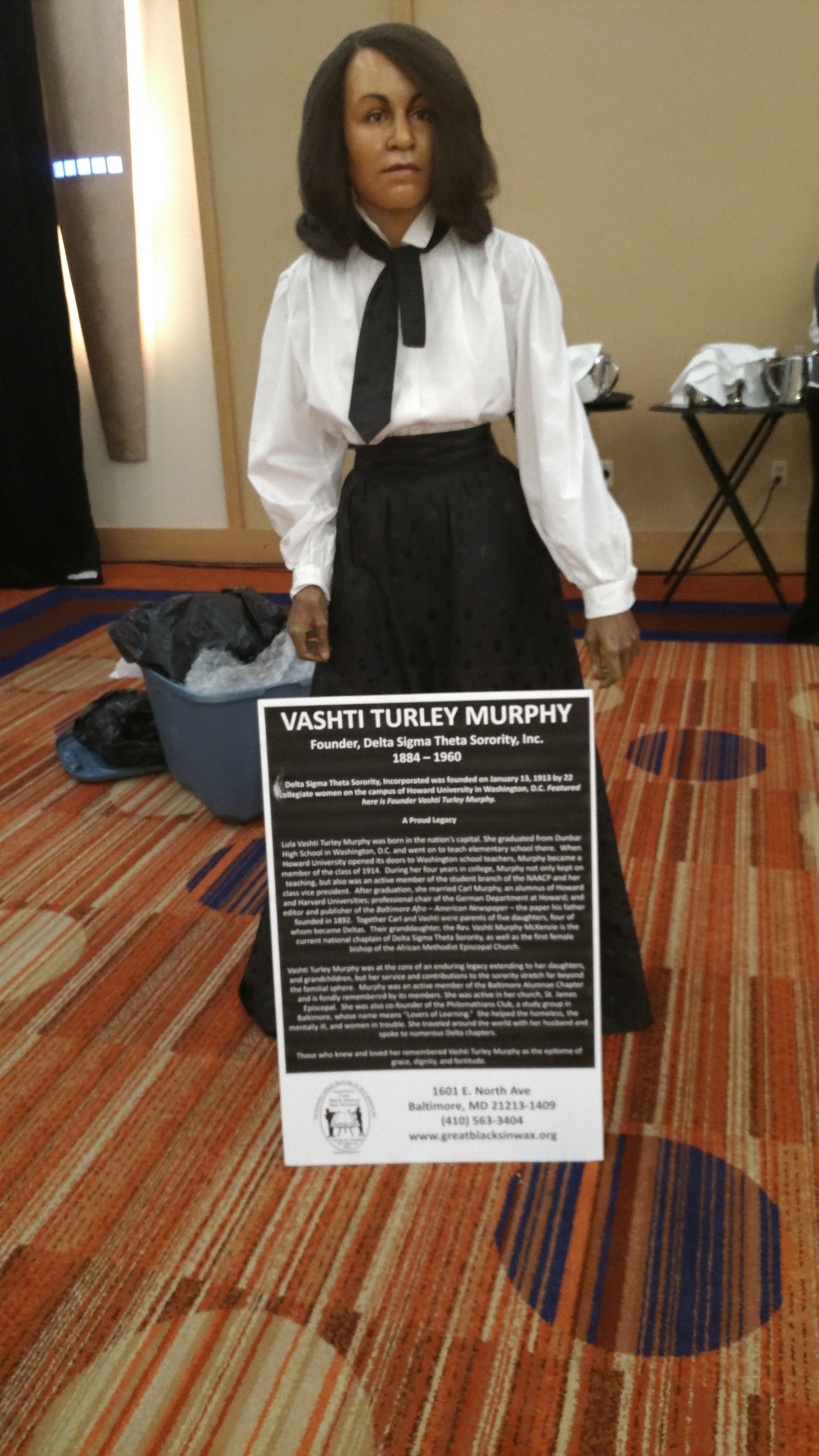 Great Blacks in Wax Figurine Vashti Turley Murphy